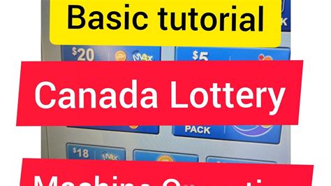 how to work lottery machine|Basic Tutorial How to operate Lottery Machine in Canada .
